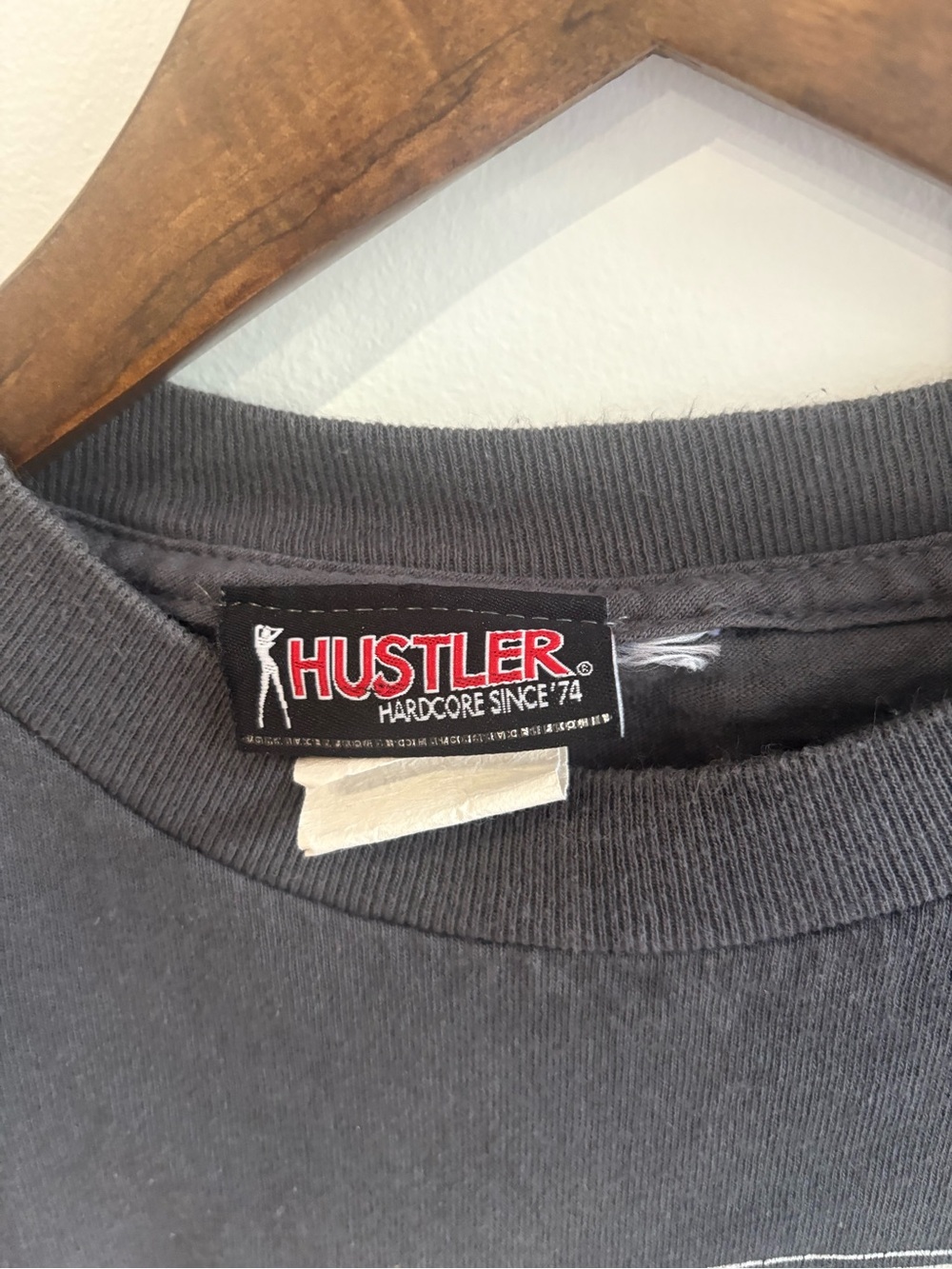 Vintage Hustler “Relax It’s Just Sex” Graphic T-Shirt | Black | M | Made in USA - Picture 4 of 6